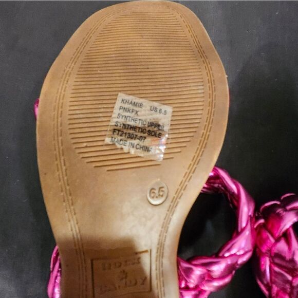 BRAND NEW ROCK&CANDY BY ZIGI DOUBLE BRAIDED STRAPS LOW BLOCK-HEEL SANDAL - Picture 14 of 15